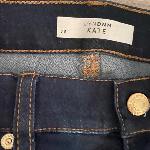 Dynamite dark wash mid-rise denim skinny jeans - Picture 3 of 3